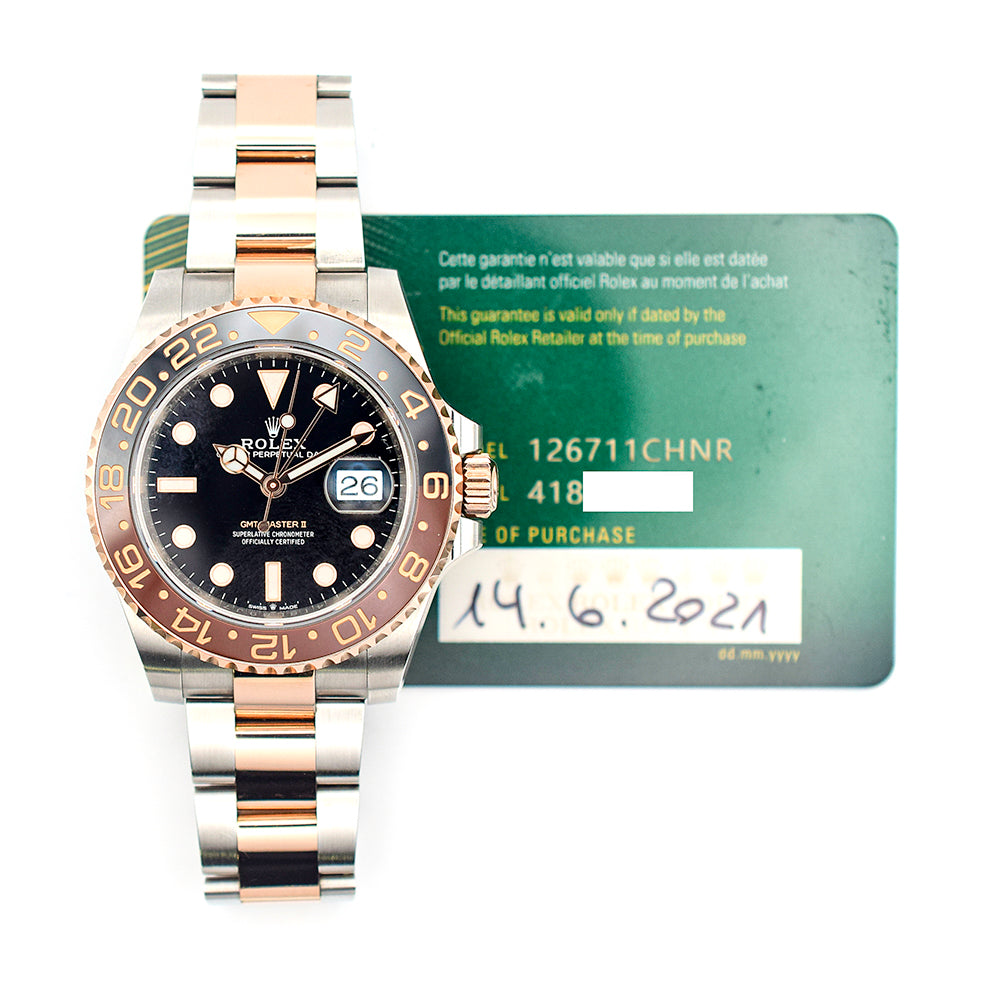 Rolex GMT-Master II "Root Beer" Steel and Rose Gold 126711CHNR (2021)