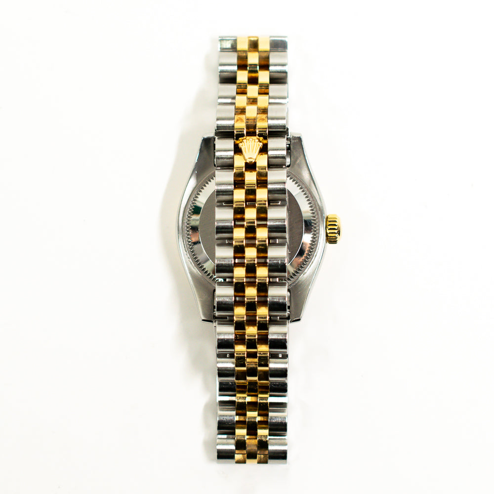 Rolex Lady Datejust 26mm Black Diamond Dial 179173G (2009)