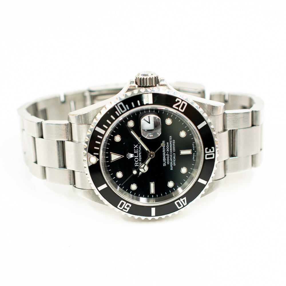 Rolex Submariner Date 41mm Steel Black Dial 16610 (2004)