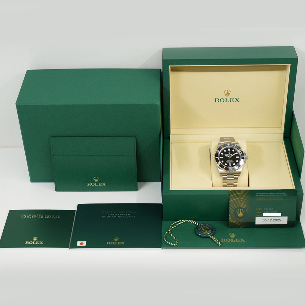 Rolex Submariner No Date Black Dial 124060 (2025)