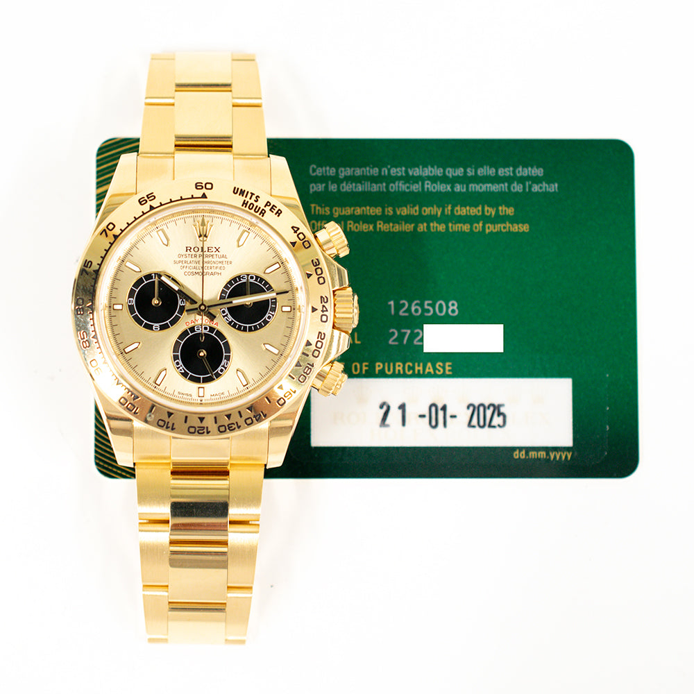 Rolex Daytona Champagne Dial 126508 (2025)