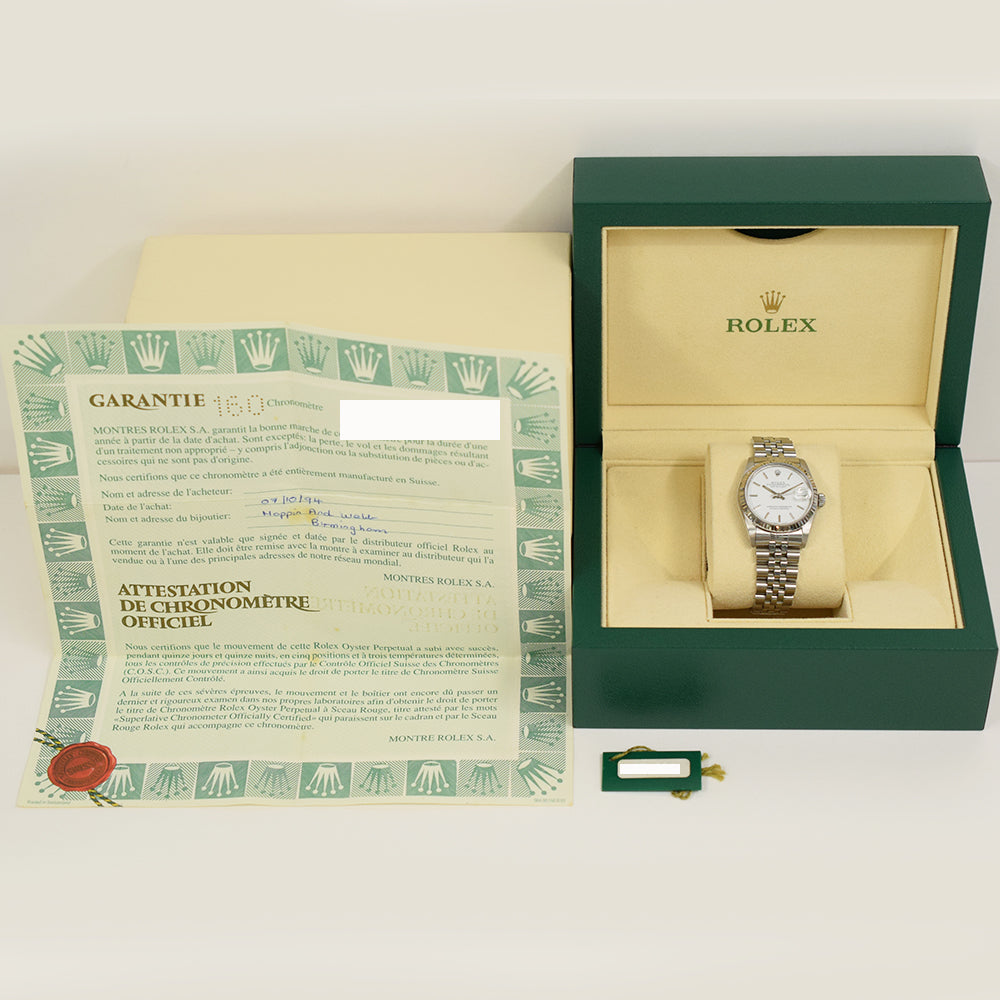 Rolex Lady-Datejust 26mm White Dial 68274 (1994)