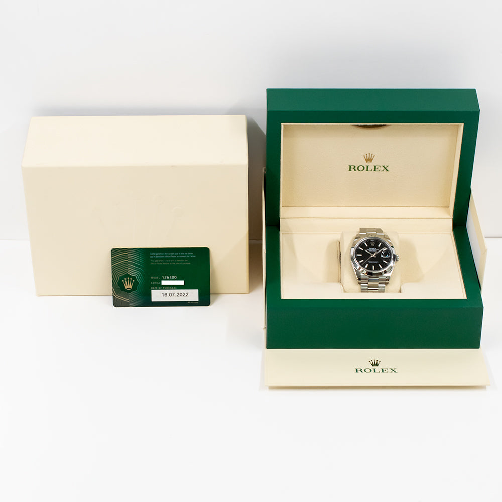 Rolex Datejust 41mm Black Dial 126300 (2022)