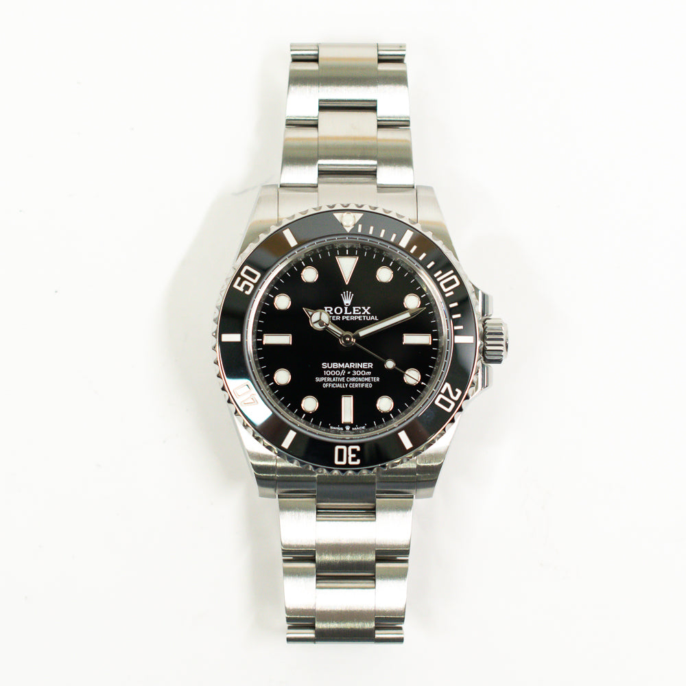 Rolex Submariner No Date 41mm Black Dial 124060 (2020)