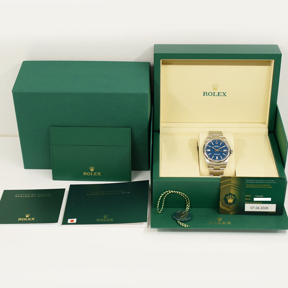 Rolex Oyster Perpetual 41mm Blue Dial 134300 (2026)
