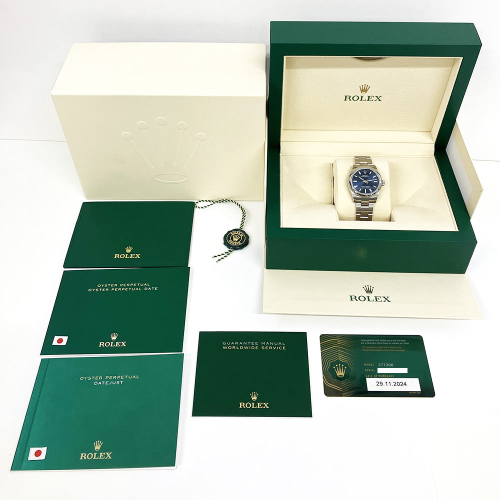 Rolex Oyster Perpetual 31mm Blue Dial 277200 (2024)