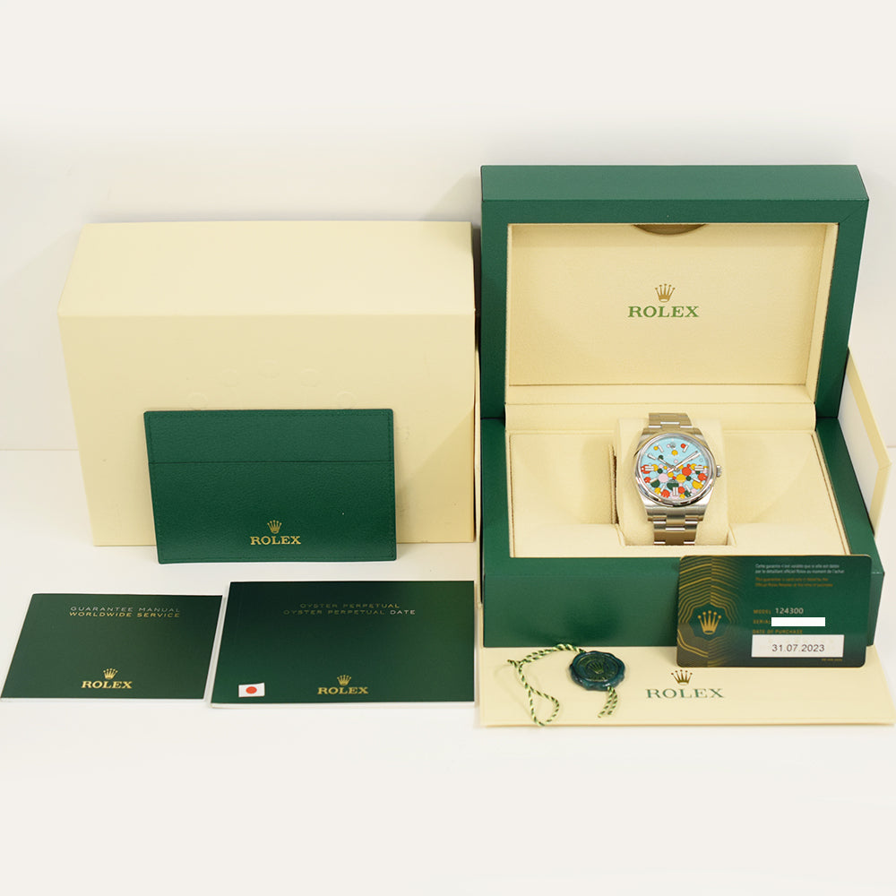Rolex Oyster Perpetual 41mm Celebration Dial 124300 (2023)