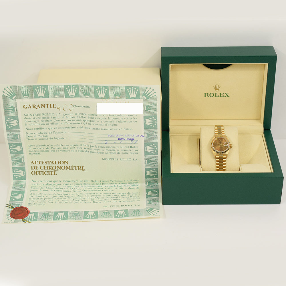 Rolex Datejust 26mm Champagne Dial 69178 (1994)