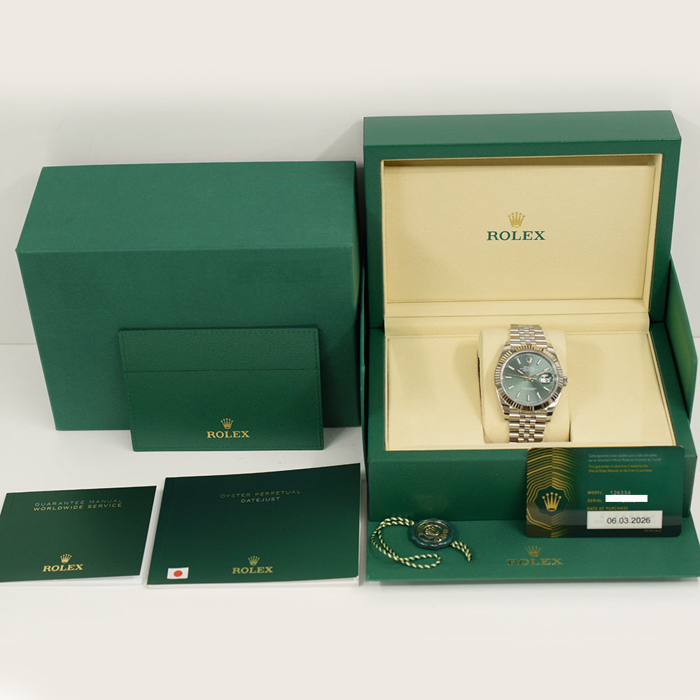 Rolex Datejust 41mm Green Dial 126334 (2026)