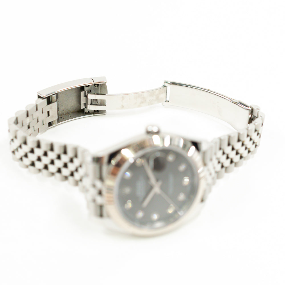 Rolex Datejust 41mm Slate Diamond Dial 126334 (2018)