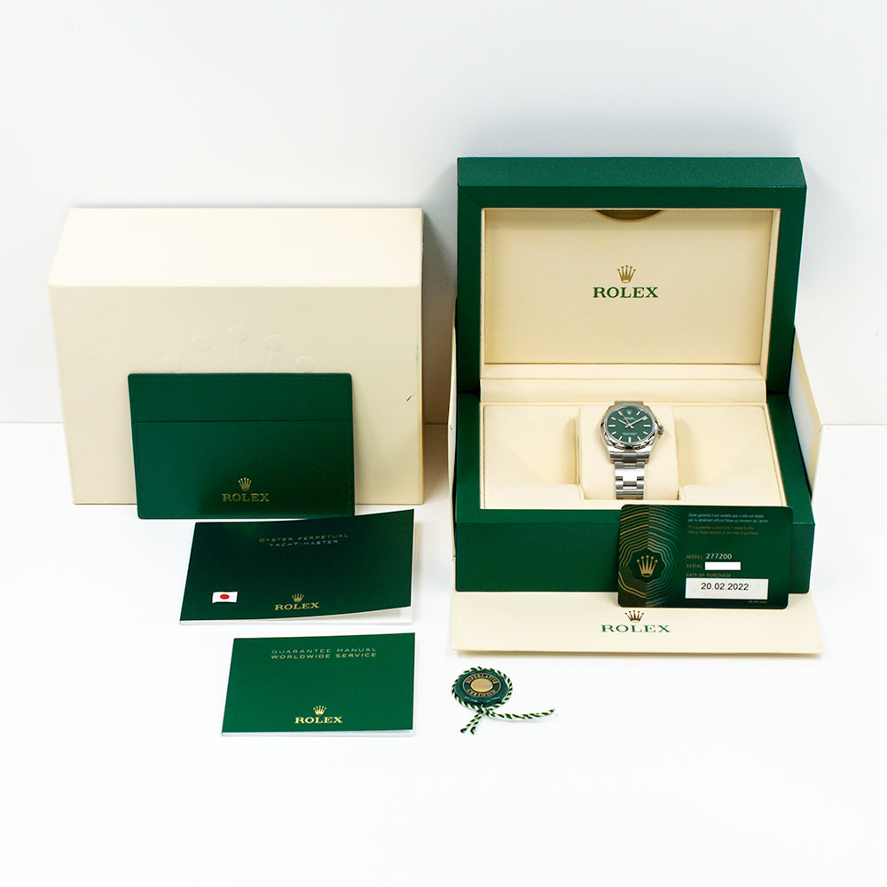 Rolex Oyster Perpetual 31mm Green Dial 277200 (2022)