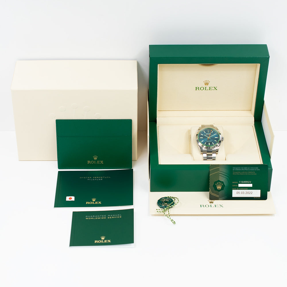 Rolex Milgauss Blue Dial 116400GV (2022)