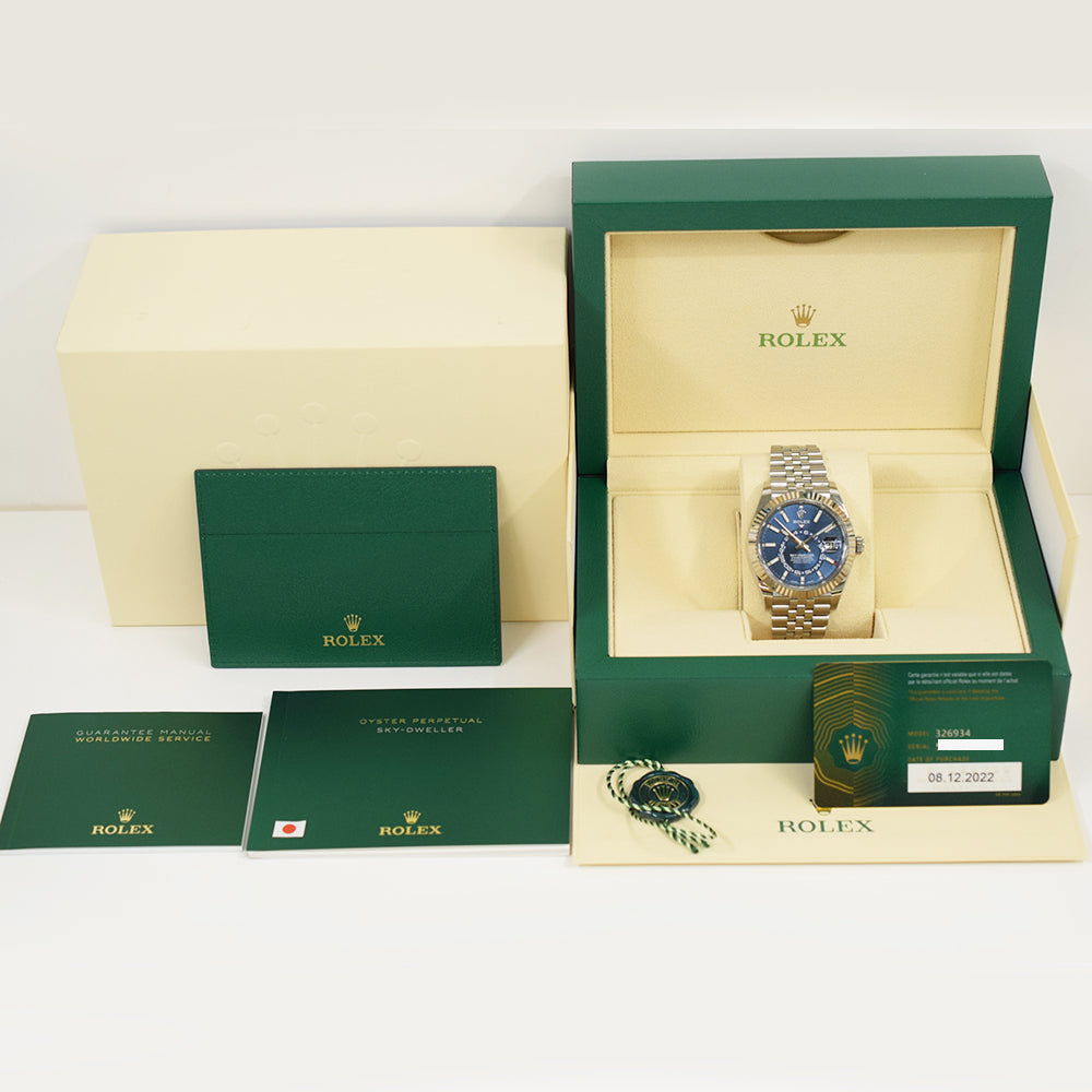 Rolex Sky-Dweller 42mm Blue Dial 326934 (2022)