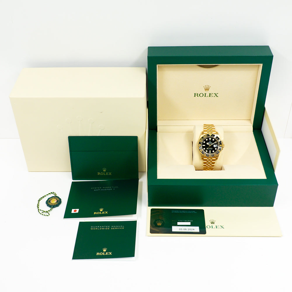 Rolex GMT-Master II Black Dial 126718GRNR (2024)