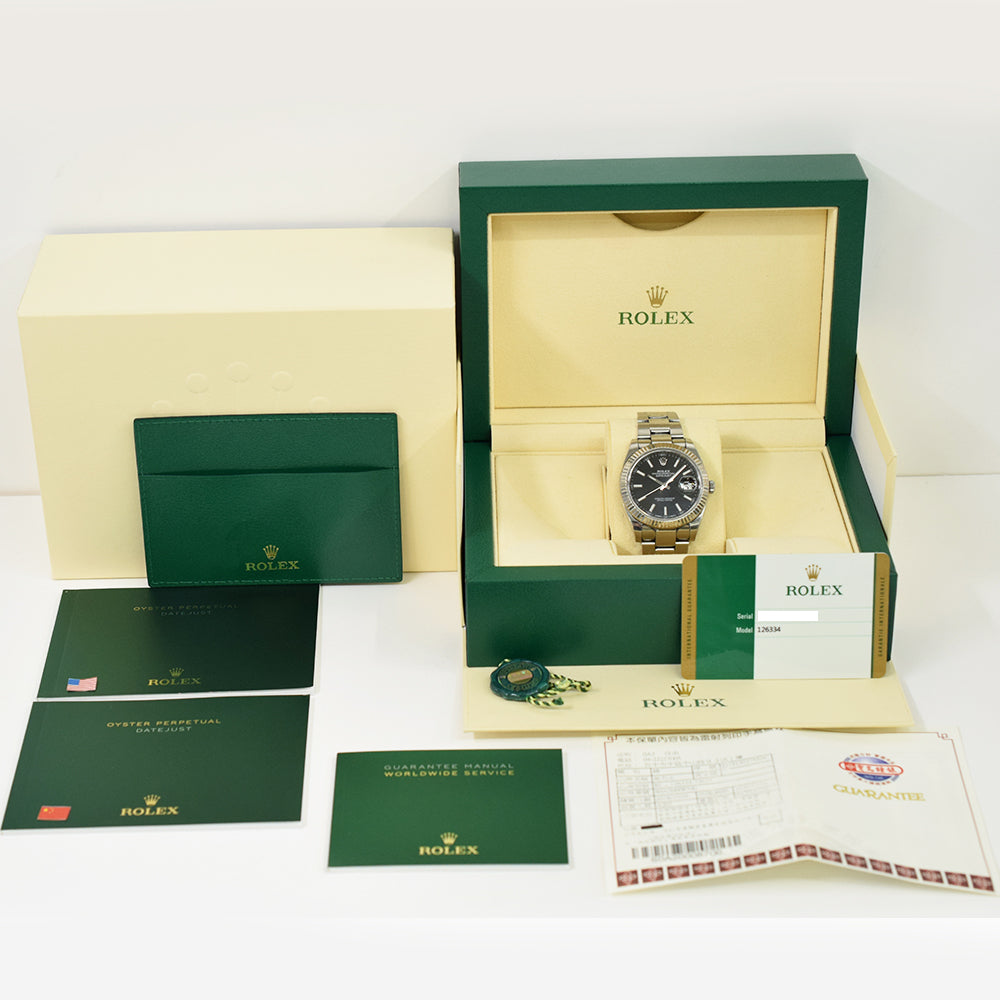 Rolex Datejust 41mm Black Dial 126334 (2018)