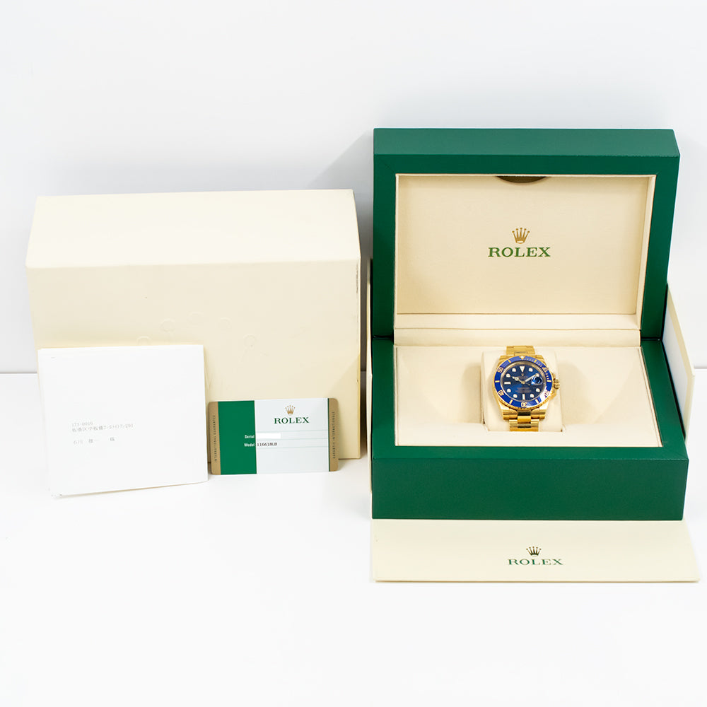 Rolex Submariner Date 40mm Blue Dial 116618LB (2015)