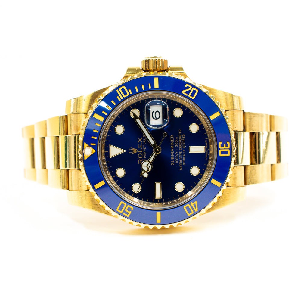 Rolex Submariner Date 40mm Blue Dial 116618LB (2015)