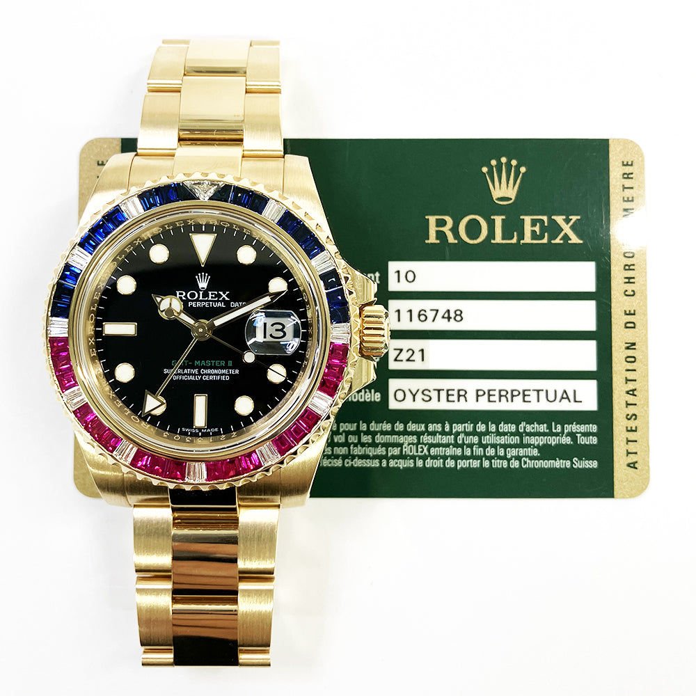 Rolex GMT-Master II Black Dial 116748SARU (2012)