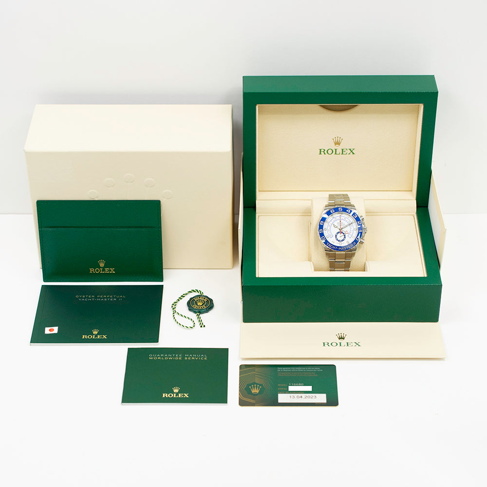 Rolex Yacht-Master II Steel White Dial 116680 (2023)