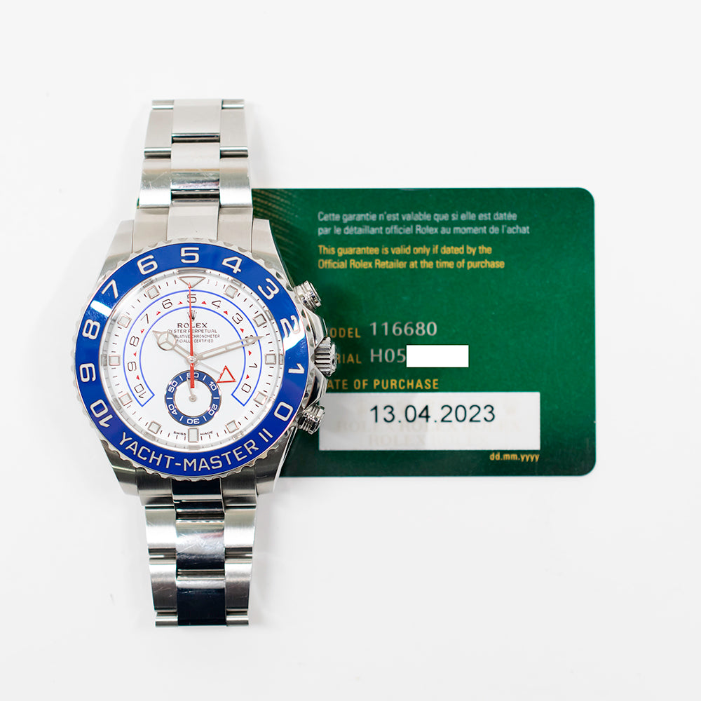 Rolex Yacht-Master II Steel White Dial 116680 (2023)