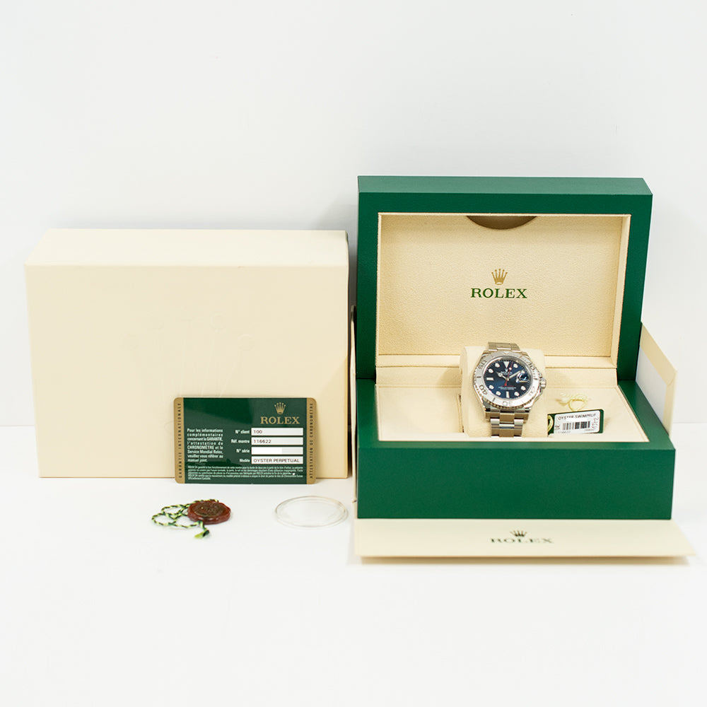 Rolex Yacht-Master 40mm Blue Dial 116622 (2014)
