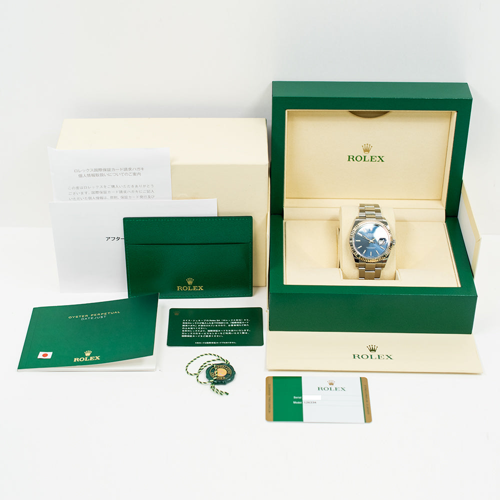 Rolex Datejust 41mm Blue Dial 126334 (2019)