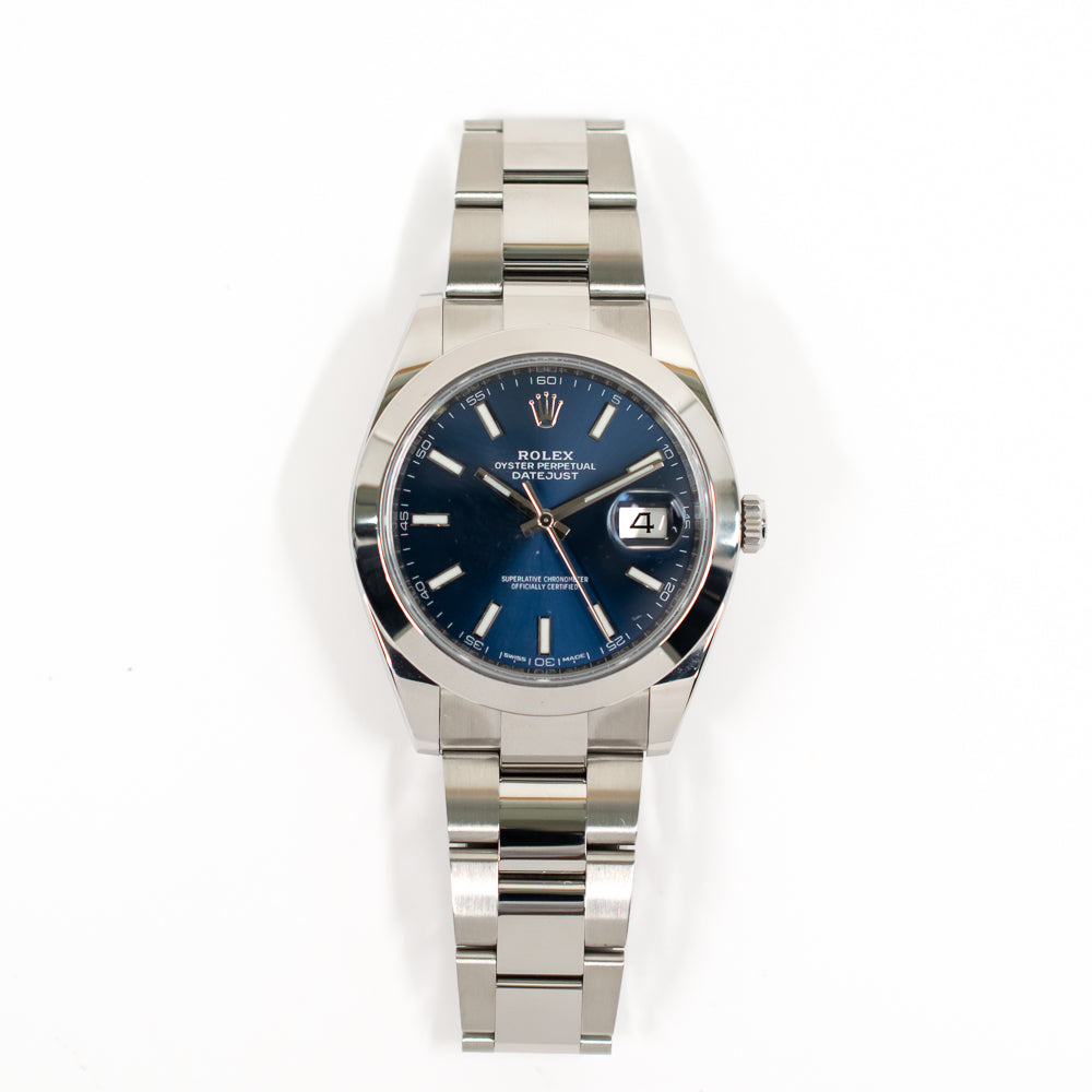 Rolex Datejust 41mm Blue Dial 126300 (2019)