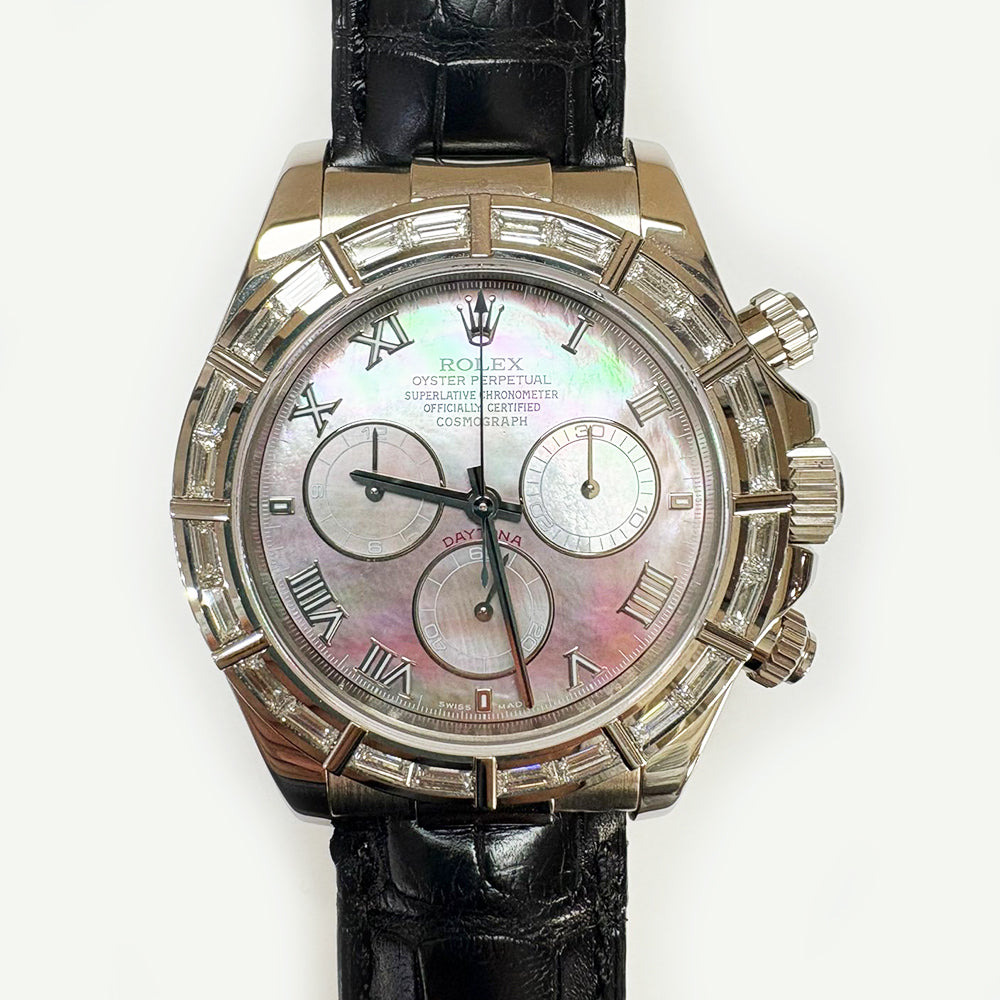 Rolex Daytona Black Mop Roman Dial 116589BR (2010)