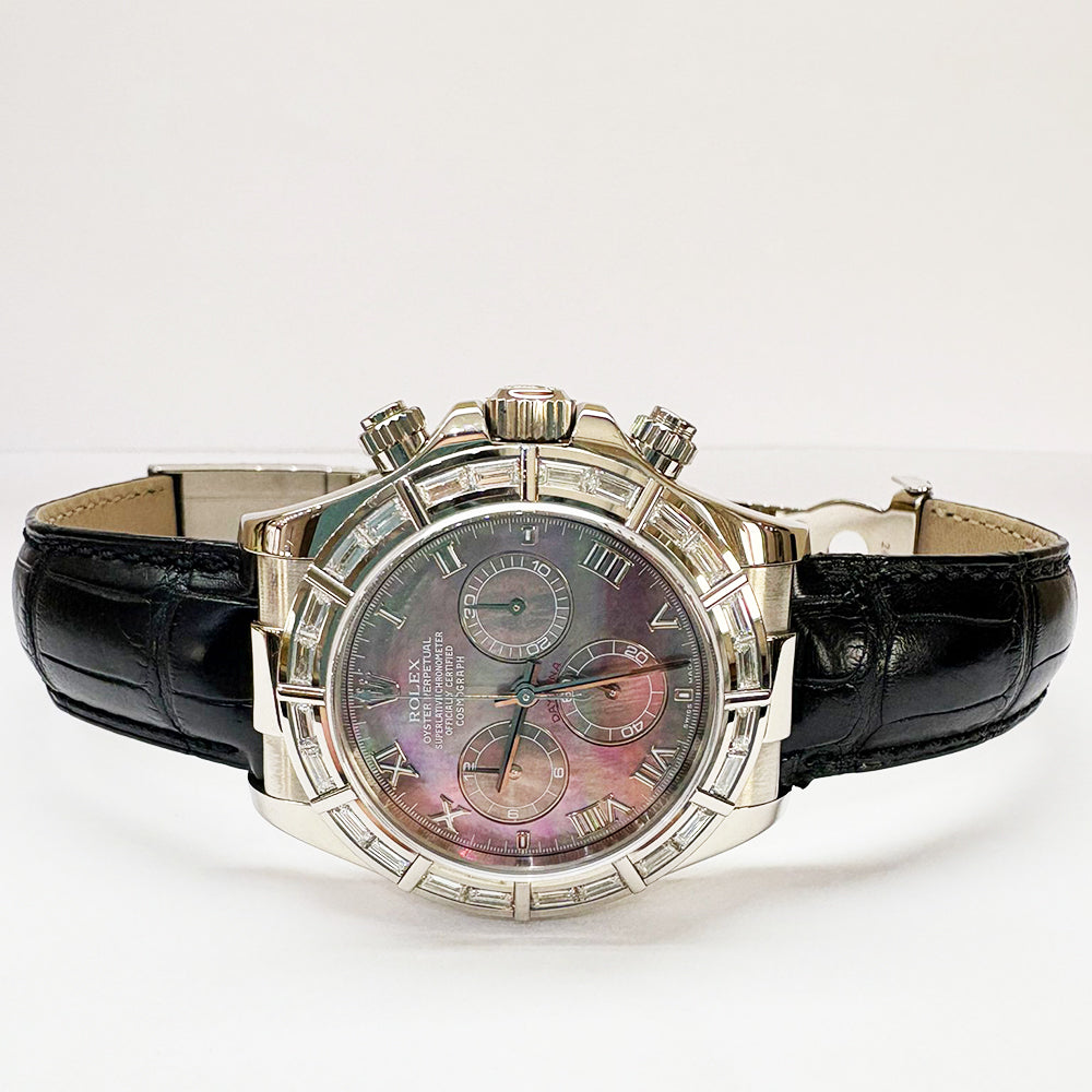 Rolex Daytona Black Mop Roman Dial 116589BR (2010)