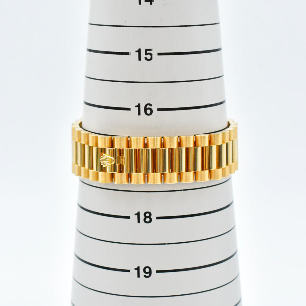 Rolex Day-Date 40 Silver Diagonal Dial 228238 (2020)