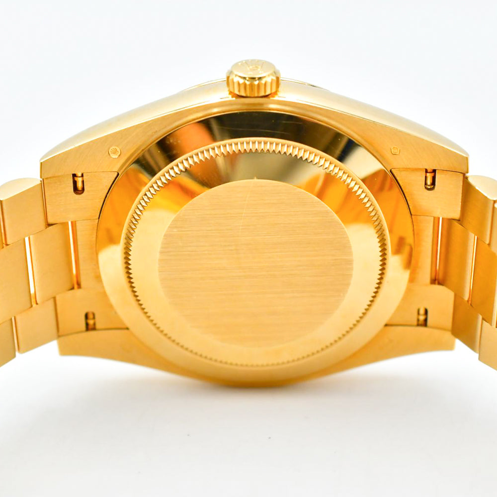 Rolex Day-Date 40 Silver Diagonal Dial 228238 (2020)