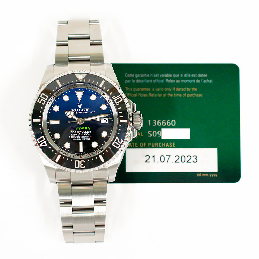 Rolex Sea-Dweller Deep Sea D-Blue Dial 136660 (2023)