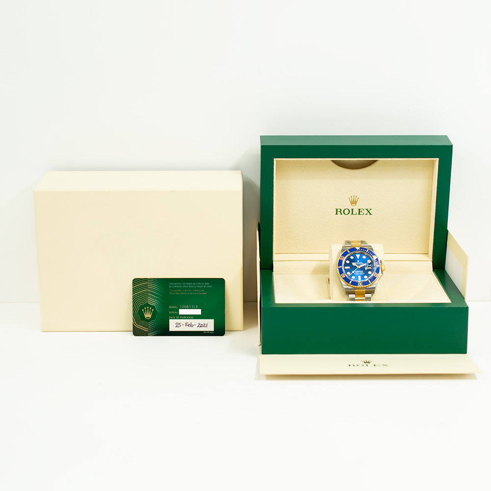 Rolex Submariner Date 41mm Blue Dial 126613LB (2021)