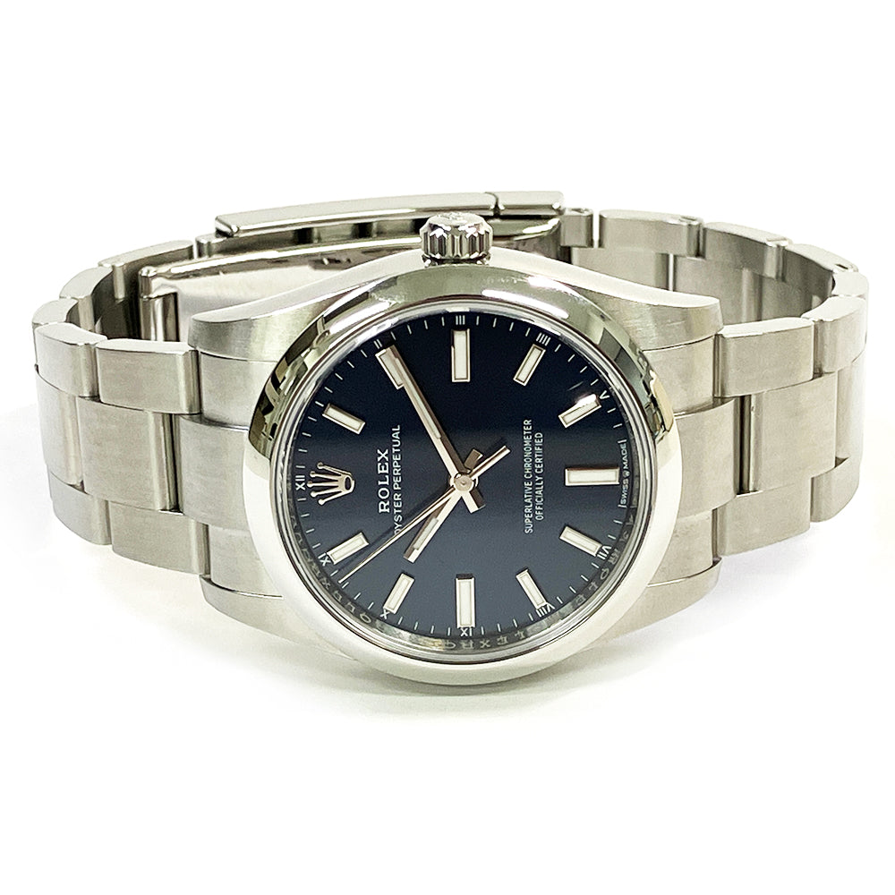 Rolex Oyster Perpetual 34mm Blue Dial 124200 (2024)