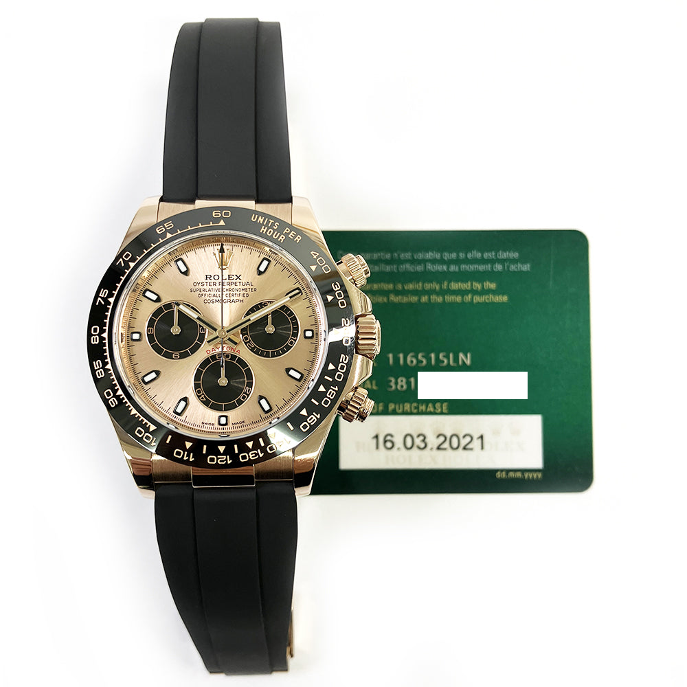 Rolex Cosmograph Daytona Pink Dial 116515LN