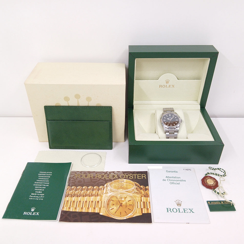 Rolex Explorer 36mm Black Dial 114270 (2006)