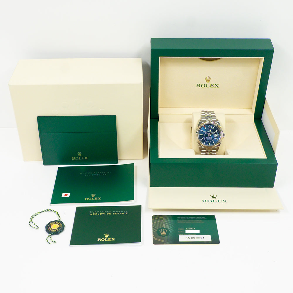 Rolex Sky-Dweller Oyster, 42mm Blue Dial 326934 (2021)