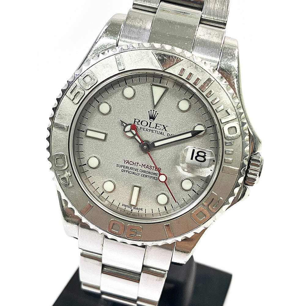 Rolex Yacht-Master 35mm Rolesium Platinum Dial 168622