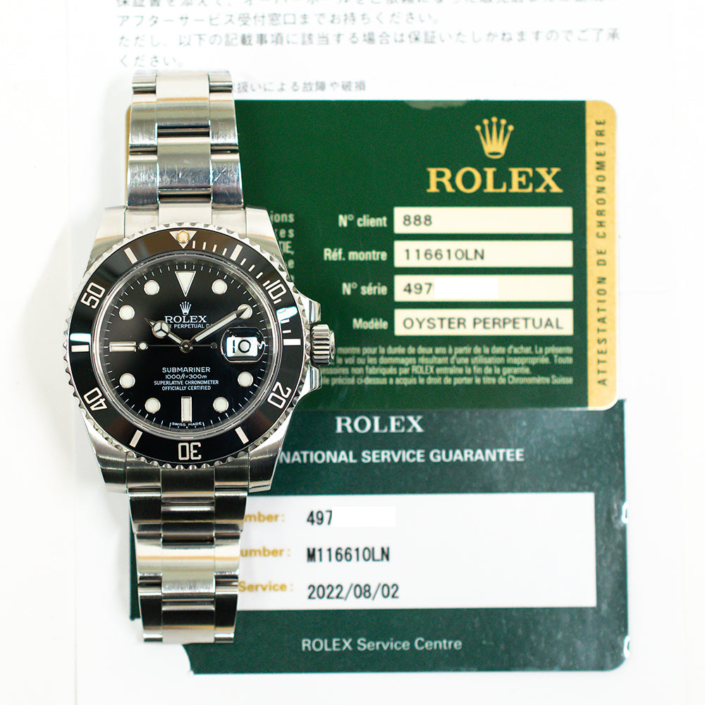 Rolex Submariner Date 40mm Black Dial 116610LN
