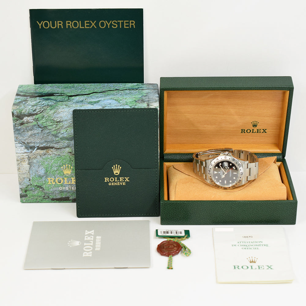 Rolex Explorer II 40mm Black Dial 16570 (2001)