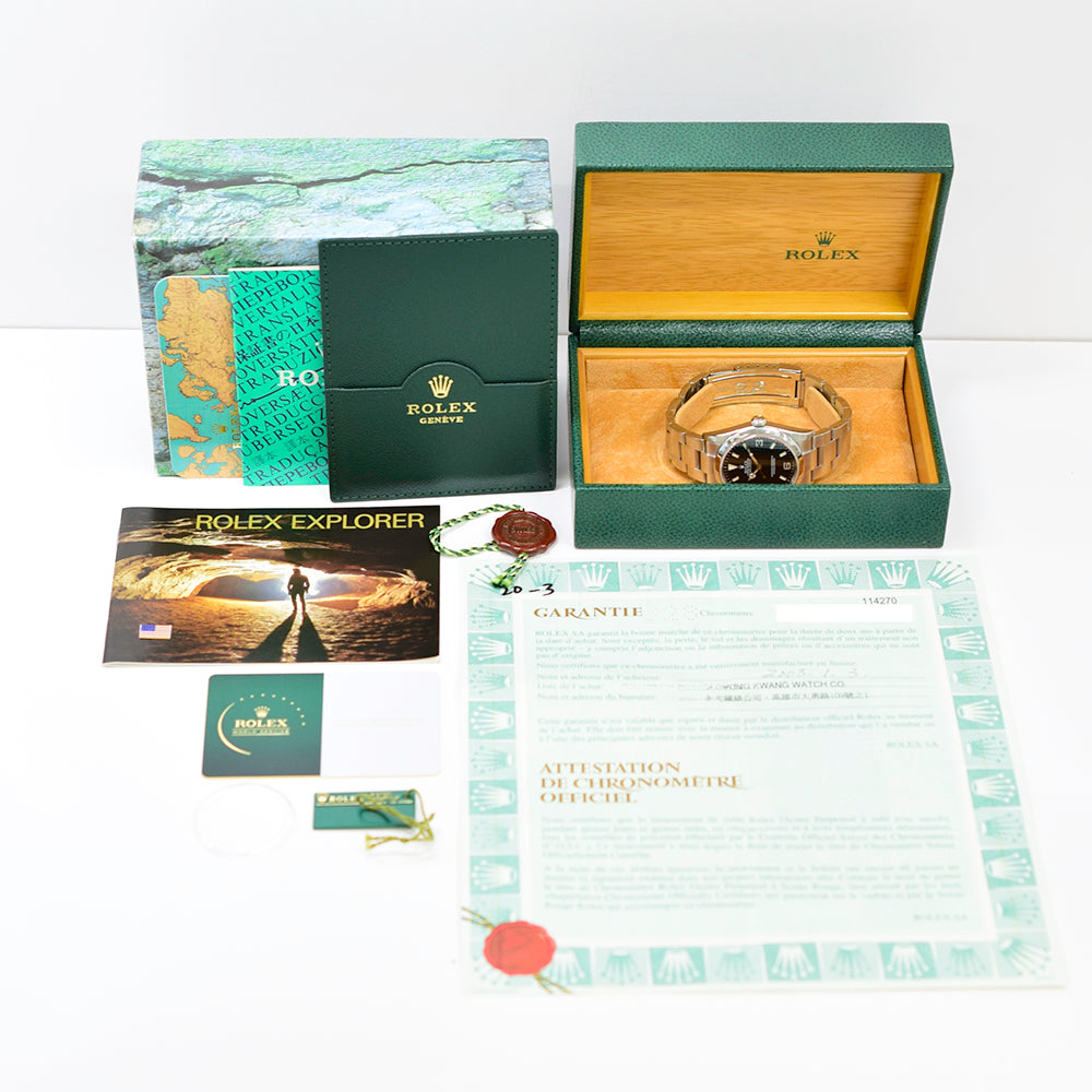 Rolex Explorer 36mm Black Dial 114270 (2003)