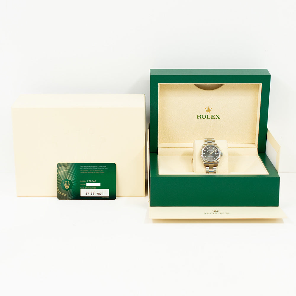 Rolex Datejust 31mm Dark Grey Dial 278240 (2021)