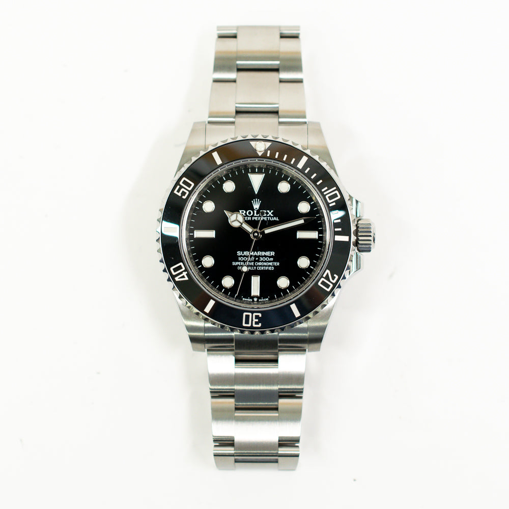Rolex Submariner No Date 41mm Black Dial 124060 (2021)