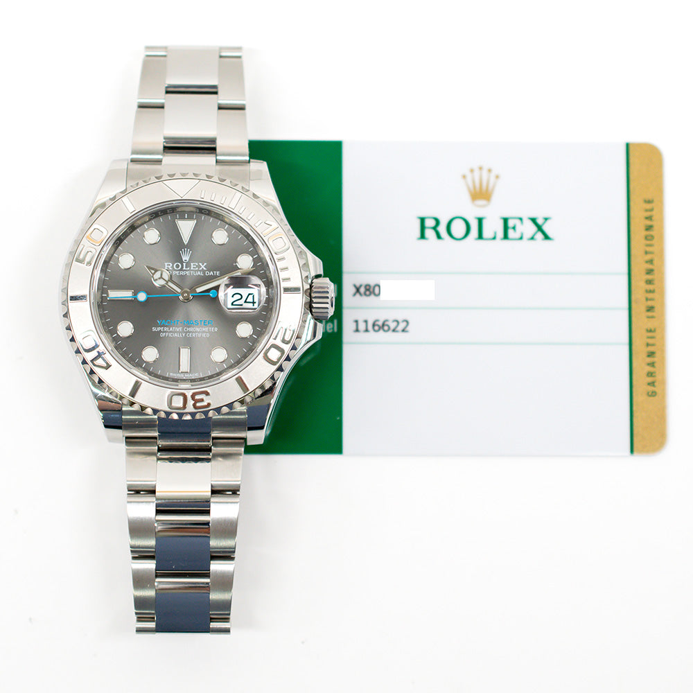 Rolex Yacht-Master 40mm Slate Dial 116622 (2018)