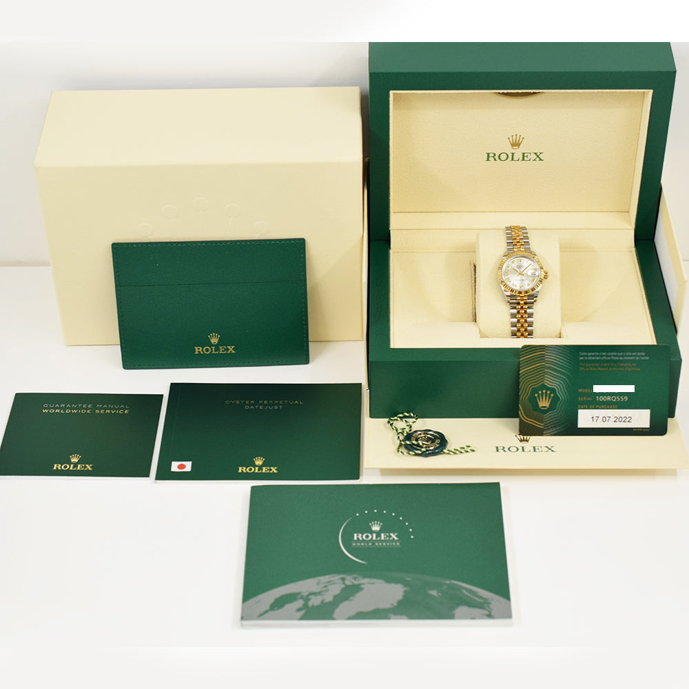 Rolex Lady Datejust 28mm Silver Roman Dial 279173 (2022)