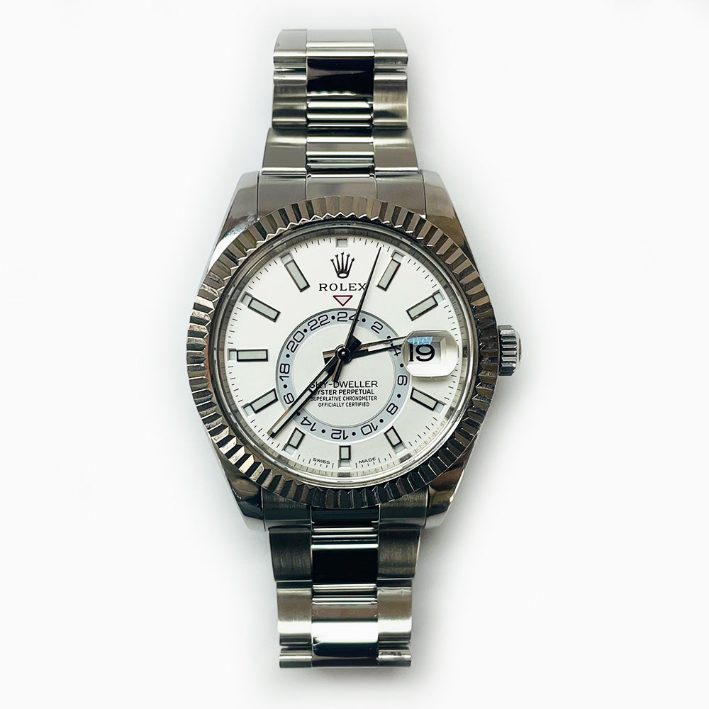 Rolex Sky-Dweller Oyster, 42mm White Dial 326934 (2018)