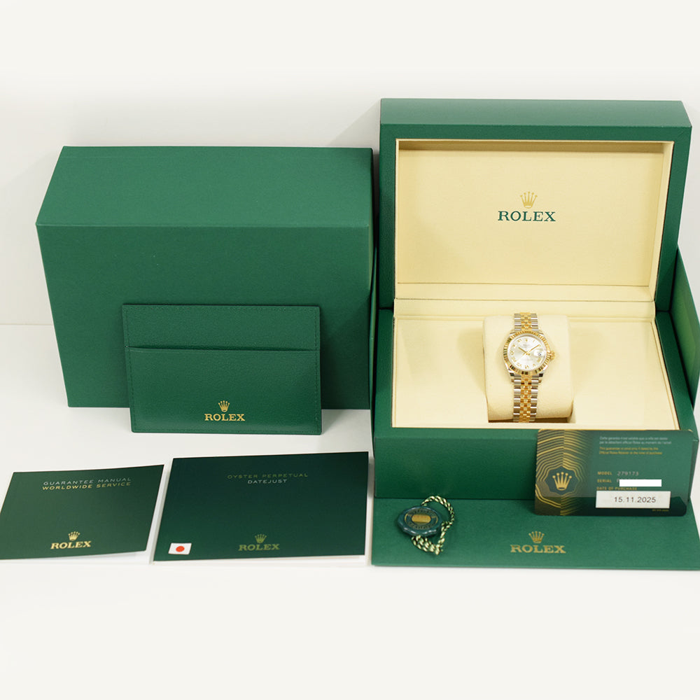 Rolex Lady Datejust 28mm Silver Roman Dial 279173 (2025)
