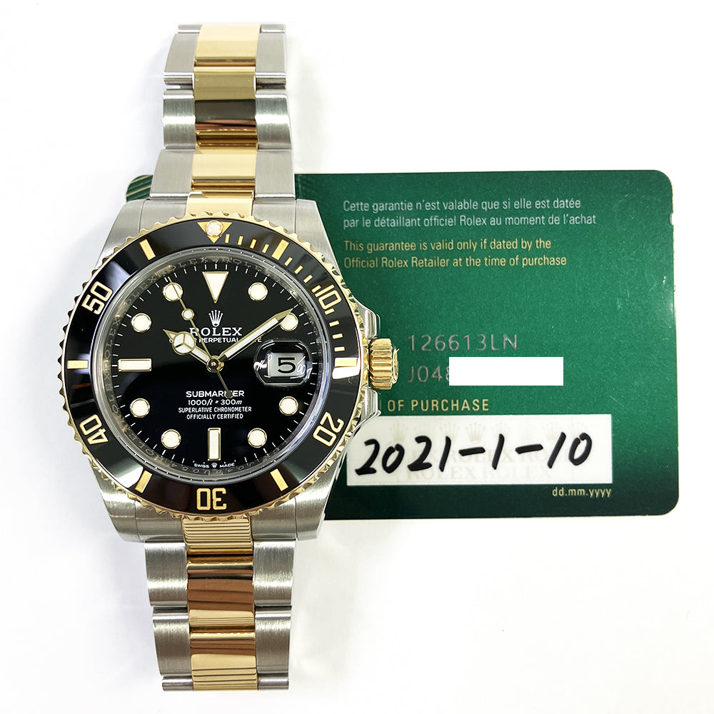 Rolex Submariner Date 41 mm Black Dial 126613LN