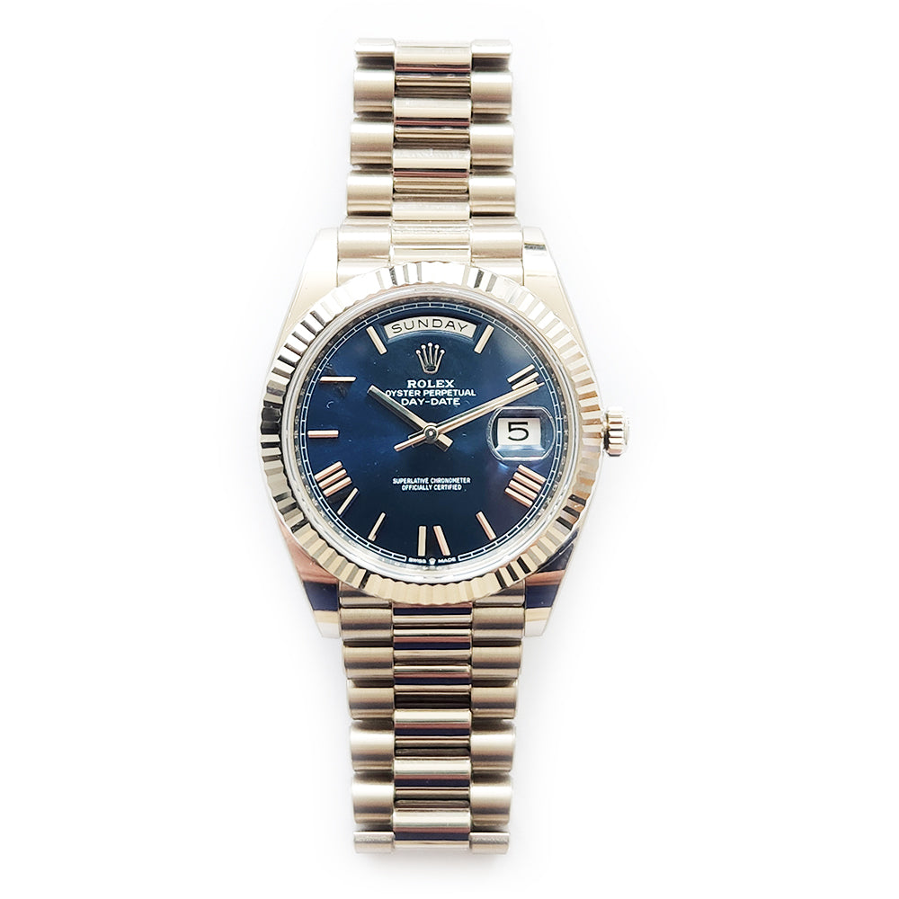 Rolex Day-Date 40mm Blue Dial 228239