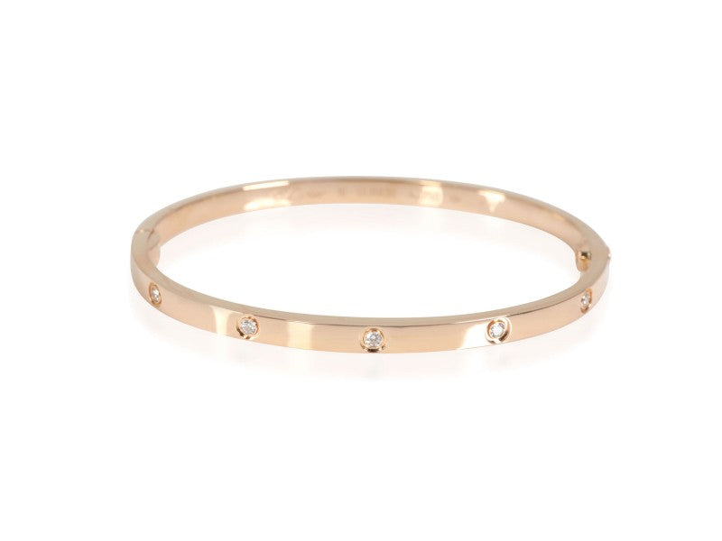 Cartier LOVE Diamond Bracelet In 18K Rose Gold